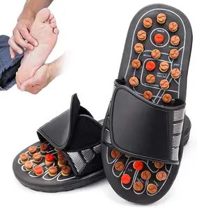 Hot Selling Activating Reflexology Feet Care Acupuncture Therapy Foot Massage Slippers