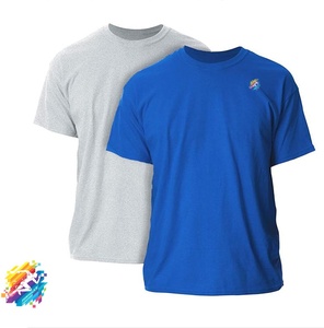 เสื้อยืดคอกลมผู้ชาย รุ่นอัลตร้าคอตตอน ระบายอากาศได้ดี ไซส์ใหญ่พิเศษ ปี 2022 ผ้าเจอร์ซีย์ ไม่มีลาย - Product Image 1