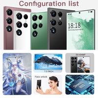 Teléfono Móvil Inteligente S22+ ULTRA Original en Oferta, 16GB+512GB, 108MP, Doble SIM, 7300mAh, Android 13.0, Teléfono para Juegos