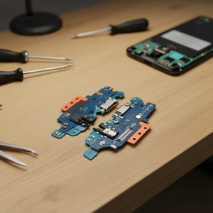 Placa de Conexión de Carga USB Tipo-C con Micrófono para Samsung Galaxy A14 4G A145F - Product Image 3