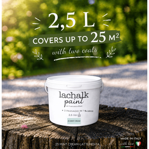 25 MINT CREAM 25 lt LaChalk the evolution of <b>chalk</b> paint Where <b>chalk</b> meets resin: Hybrid <b>Chalk</b> Resin Paint made in Italy - Product Image 2
