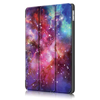 Étui de protection pliable à trois volets pour tablette iPad 10.2 2020, peint, moulage personnalisé, marque personnalisable, vente en gros
