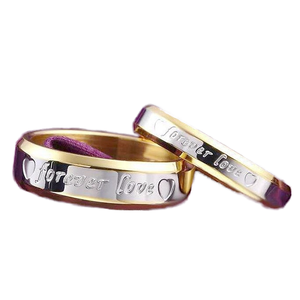 Anillo de Acero de Tungsteno con Grabado Láser, Plateado y Dorado, con Logotipo OEM, <span class=keywords><strong>para</strong></span> <span class=keywords><strong>Hombre</strong></span> y Mujer, Anillo de Pareja, Anillo de Boda, Regalo de Moda, Venta de Fábrica - Product Image 6