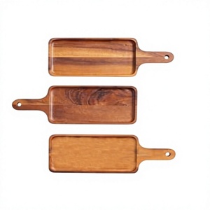 Grande planche à découper en bois faite à la main, planche à découper en bois massif naturel pour légumes, fruits, viande, pain, fromage et cuisine - Product Image 1