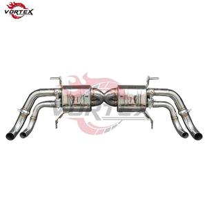 Échappement Catback Vortex Valvetronic - Acier inoxydable haute performance poli miroir 1,5 mm d'épaisseur pour AUDI R8 V10 5,2 L 2018-2023 - Product Image 4