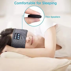 Nuove Tendenze 2025: Cuffie Wireless BT 2 in 1 a Fascia per <span class=keywords><strong>Capelli</strong></span> per Dormire, Sport all'Aperto e Musica - Auricolari Wireless - Product Image 5