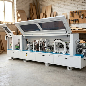 Bordatrice per bordi con fresatura preliminare e arrotondamento angoli, per la lavorazione del legno, armadi per hotel, produzione continua - Product Image 4