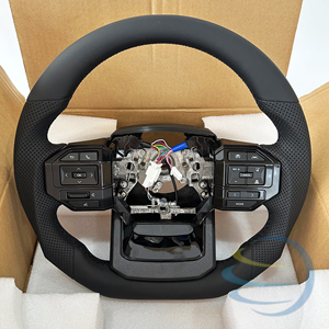 Volante de Cuero Serie LC para el Interior del Automóvil, para Toyota Land Cruiser Prado LC70 76 79 80 100 200 250 300 Series Tacoma - Product Image 4