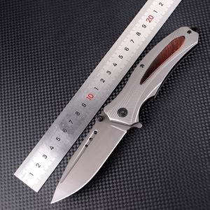 كينسون-سكين CL0647, أفضل مقبض خشبي كلاسيكي ، سكاكين للنجاة ، سكين قابل للطي ، سكين مفتوح مع مشبك حزام - Product Image 6