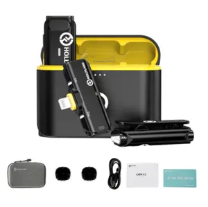 Hollyland LARK C1 sống streaming vlog không dây Lavalier MFI chứng nhận <span class=keywords><strong>microphone</strong></span> cho Iphone Android - Product Image 1