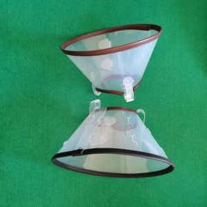 Cone macio ajustável e leve de plástico, cone de cachorro para animais de estimação após a cirurgia - Product Image 4
