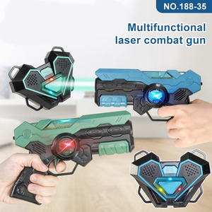 Juego de Pistolas Láser Infrarrojas de Plástico Personalizadas con Chaleco y Objetivo, Juego de Batalla Interactivo para Niños - Product Image 2