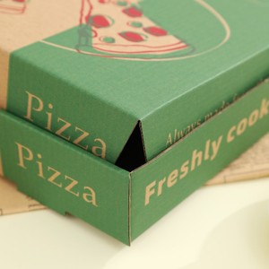 Caixa de Pizza Descartável de 7, <span class=keywords><strong>8</strong></span>, 9, 10, 12 Polegadas em Couro Sintético, Papelão Ondulado e Folha de Alumínio para Embalagem de Take-Out - Product Image 4