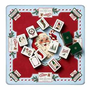 Juego de Mahjong Americano de Lujo Moderno de 4 Capas, Fichas de Acrílico Verdes, Portátil, Diseño Personalizado, Regalo Navideño para Entretenimiento - Product Image 6