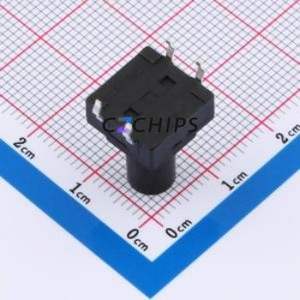 TSW12111-165B511BA Tactile Switch Through hole-4P,11.7x11.5mm Switch Single Pole Single Throw Round Button 2.8N 11.7mm - Product Image 2