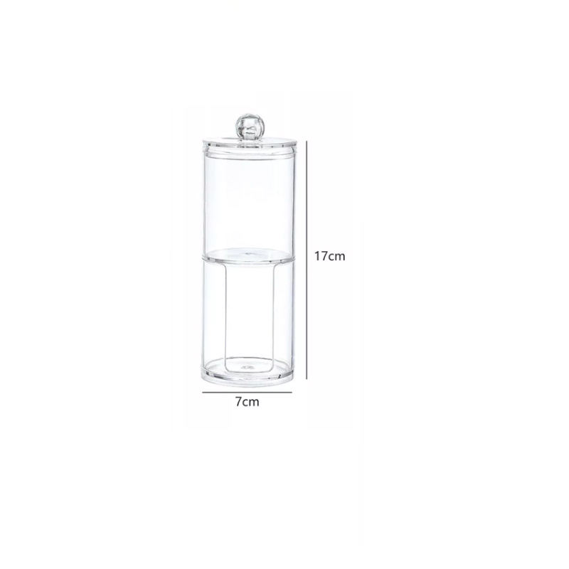 Clear 3 Round Dia 7*17cm