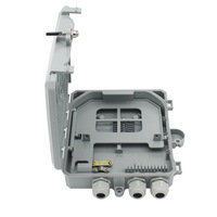 Boîtier de distribution de fibre optique extérieur 8 cœurs, type cassette, avec terminaison de répartiteur, montage mural ou sur poteau, FTTH, étanche IP65