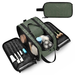 Hawaiian Kalo Design Custom Print Toiletry <b>Bag</b> Make up Organizer Large Capacity Women Travel Cosmetic <b>Bags</b> with Handle - Product Image 6