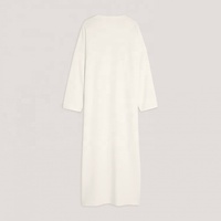 Dernier nouveau design de l'Aïd élégant Abaya islamique de Dubaï caftan vêtements pour femmes logo personnalisé robes musulmanes droites décontractées et amples
