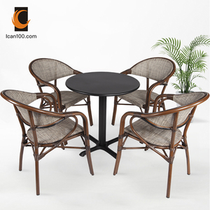 Cina Produttore Fuori Porta di Vimini Cafe Sedia in Stile Chaises Pour <span class=keywords><strong>Le</strong></span> Sedie Ristorante - Product Image 6