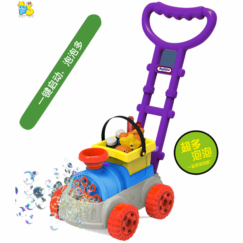 Летняя уличная Пузырь Пляжная Корзина Игрушки 2 в 1 Электрический музыкальный поезд пузырь Корзина Игрушки