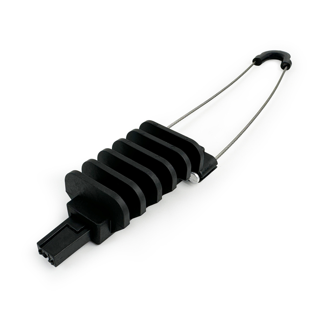 Factory Supply Anchor Dead End Clamp Wedge Type Tension FTTH Fiber Optic Equipment Clamp
