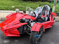 Ventes directes d'usine Moto de motocross à trois roues inversée électrique Tricycle inversé Convertible Supercar