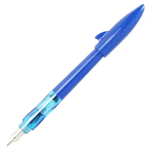 Jinhao-pluma estilográfica de plástico Shark, con convertidor, estudiante barato