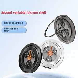 ขาตั้งโทรศัพท์มือถือแบบหมุนได้ 360 องศา NEW Star Wheel ปรับระดับได้ ใช้ได้กับทุกรุ่น พร้อมที่หนีบนิ้ว - Product Image 4