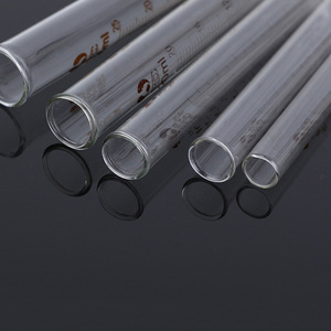 Laboratório consumíveis transparente vidro teste tubos redondo inferior com graduação 5ml 10ml 15ml 20ml 25ml 50ml - Product Image 5