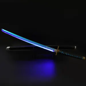 2024新款儿童剑玩具礼品竹塑夜光led灯玩具剑