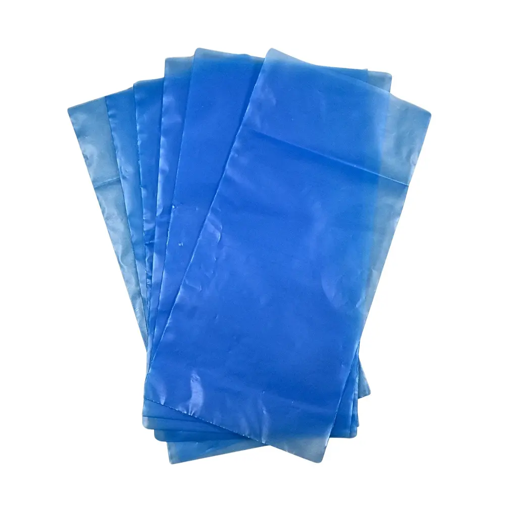 Wholesale Recyclable Self Adhesive Hdpe Plastic Flat Bag In Transparent Blue To Ft 500 Corp
