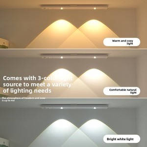 Luce Notturna a Sensore di Movimento con Telecomando, Design Minimalista Moderno, Luce Bianca, Modello Little Hill <span class=keywords><strong>Cat</strong></span> Eye per Armadio - Product Image 3