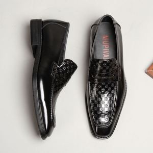 The Latest Elegant and Classic Handmade Custom Men's Genuine Leather Business <b>Shoes</b> - Product Image 2