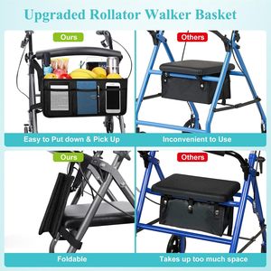 กระเป๋าใส่รถเข็นเดินแบบมีล้อ รุ่น Factory Walker ปี 2026  กระเป๋าเก็บของใต้ที่นั่งสำหรับรถเข็นเดินหรือรถช่วยเดิน - Product Image 2