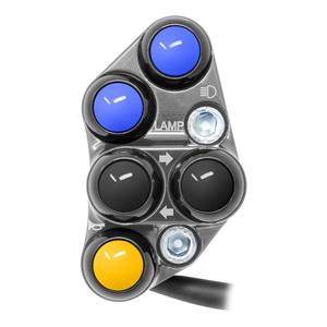 Interrupteur de guidon gauche pour Yamaha T-MAX 500 (Titane) - Product Image 1