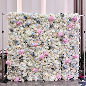 Minimalist <b>Flower</b> <b>Wall</b> Soft Floral Panel Modern <b>Artificial</b> <b>Flower</b> Backdrop For Home Wedding Party Indoor <b>Wall</b> Decor - Product Image 6