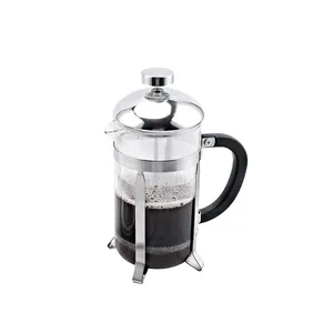 MINLI French Press Kaffee-und Tee maschine Französische Kaffeefilter maschine mit hohem Boro silikat glas und PP-Griff