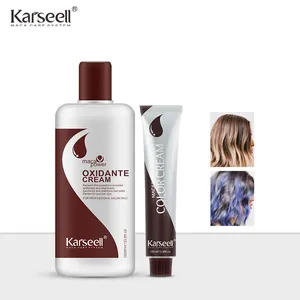 Karseell fábrica venta al por mayor profesional Maca esencia cabello blanqueamiento cabello Color crema antioxidante Crema para el cabello teñido