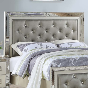 Luxury Modern Bedroom Furniture Diamond Crystal Wooden <b>Bed</b> Frame Adjustable <b>Convertible</b> Double Kingsize <b>Bed</b> Mirrored - Product Image 6