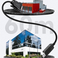 Cable Convertidor DTECH IOT5084(FT) de 10m, USB 2.0 a Serial RS-232 DB9 de 9 Pines, Compatible con WIN10