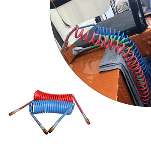 Cao tem Trailer xoắn ốc ống máy kéo xe tải phanh kết nối mùa xuân Ống nylon xoắn ốc cuộn dây phanh không khí Ống - Product Image 5