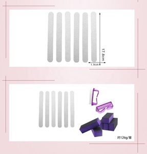 3 Pièces Chaux sable ongles filigrane trois côtés noir sable broyage <span class=keywords><strong>Lime</strong></span> à ongles éponge outils de <span class=keywords><strong>manucure</strong></span> kit ensembles - Product Image 5