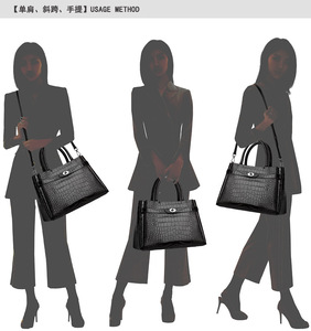 Fashion Genuine Leather Handbags for Women Designer Satchel Purses Top Handle Tote <b>Work</b> Shoulder <b>Bags</b> Women's Handbag - Product Image 3