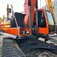 Pelles d'occasion populaires Doosan DX300LC prix bon marché en stock machine à creuser pelleteuses d'occasion de grande taille Doosan DX300LC