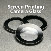 Verre trempé haute dureté pour protection d'objectif d'appareil photo, résistant aux rayures, pour sérigraphie