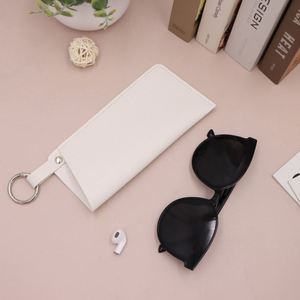 RTS Popular PU Leather Sunglasses Case Portable Travel Promotional Glasses Holder Fashion Eyeglasses Pouch Bag Welcome <b>Gifts</b> - Product Image 4