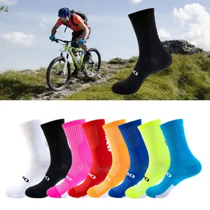 New mountain bike mid tube cycling socks running sports socks outdoor basketball socks wear resistant