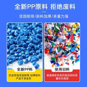 Boîtes de rangement multi-compartiments en plastique carrées 395*395, séparation des matériaux pour les accessoires de quincaillerie, pièces, vente directe d'usine - Product Image 5