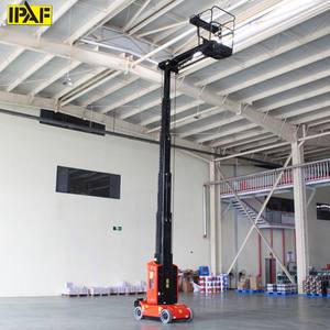 4m 6m 8m 9m Plate-forme aérienne Ascenseur hydraulique Mât vertical élévateur en aluminium pour individu utilisant le nettoyage - Product Image 3